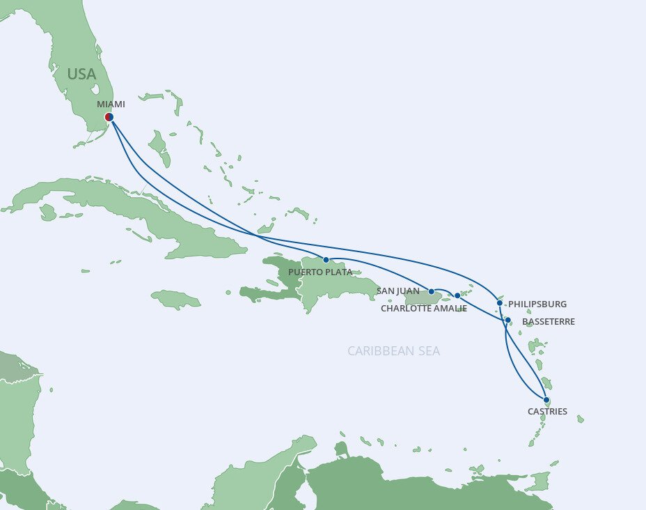 southern caribbean cruise november 2023