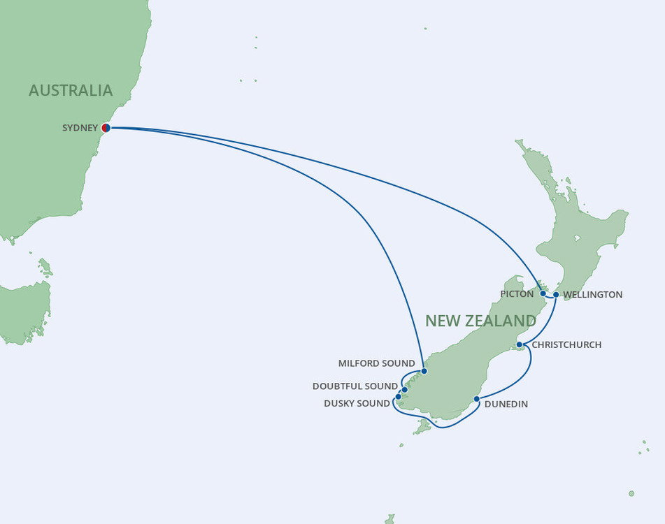 New Zealand Cruise Royal Caribbean (10 Night Roundtrip Cruise from