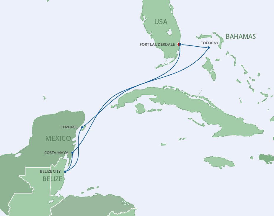 western caribbean and perfect day cruise