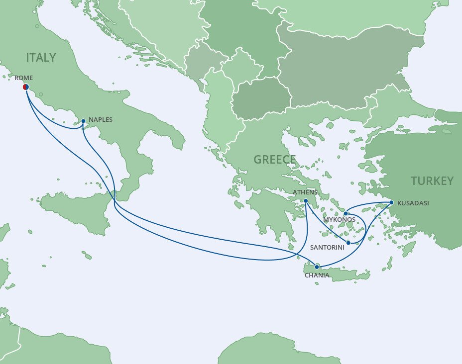 Greek Isles Cruise Royal Caribbean (9 Night Roundtrip Cruise from Rome)