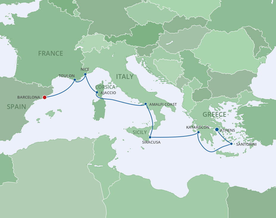 Italy, Greece, & France Cruise - Royal Caribbean (8 Night Cruise from ...