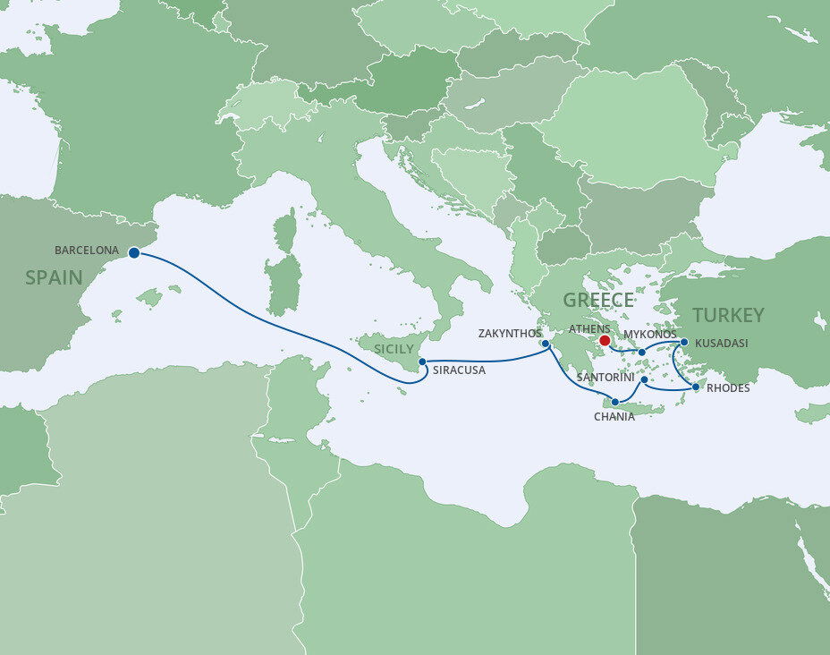 cruise greece turkey and italy