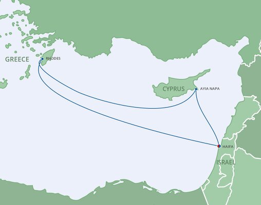 Cyprus Cruises - 2023-2025 Seasons