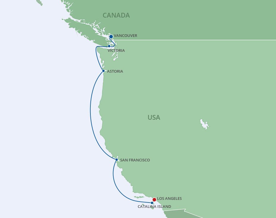 Pacific Coastal Cruise Royal Caribbean (7 Night Cruise from Vancouver