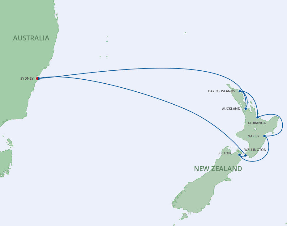 New Zealand Cruise Royal Caribbean (11 Night Roundtrip Cruise from