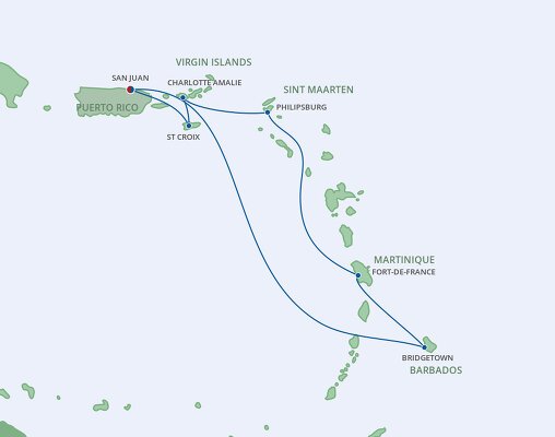 caribbean cruises january 2025