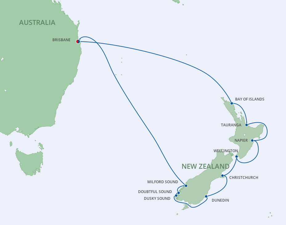 New Zealand Cruise Royal Caribbean (14 Night Roundtrip Cruise from