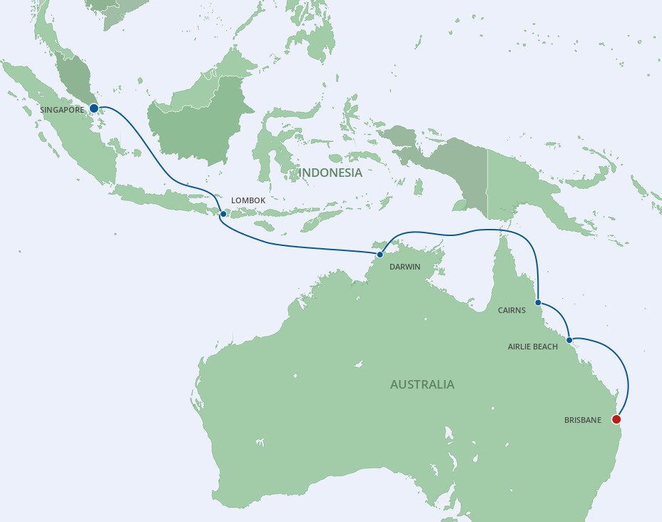 Singapore To Brisbane Cruise Royal Caribbean (12 Night Cruise from