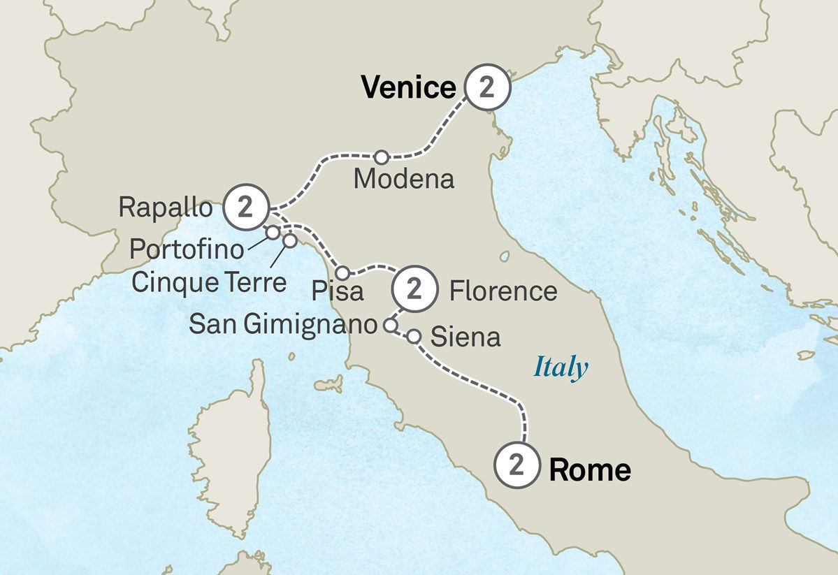 Map Of Rome To Venice From Rome To Venice The BEST Way To Travel In 130249 