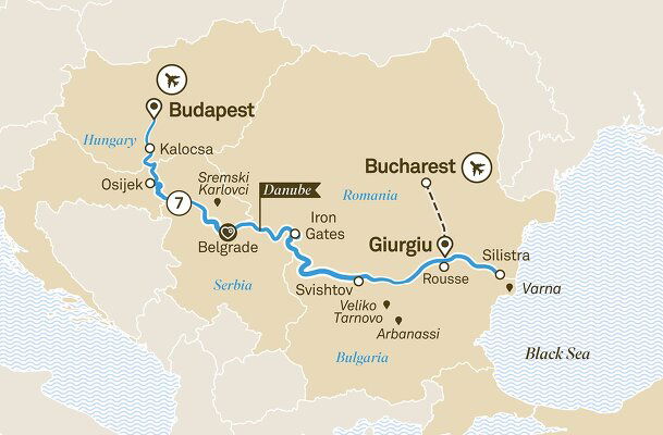 River Cruises from Bucharest to Budapest - 2023-2025 Seasons