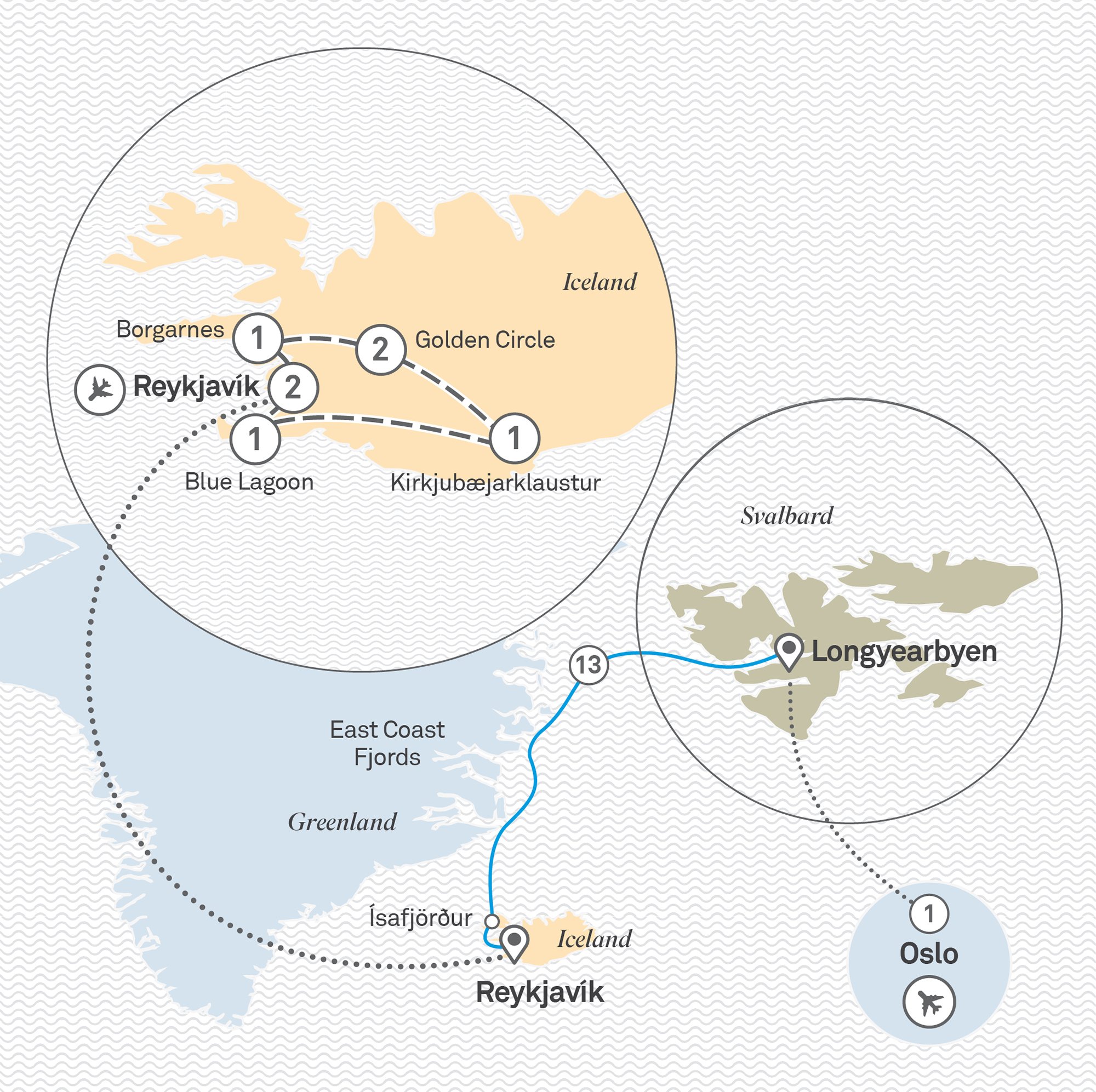 Arctic Islands: Svalbard, Greenland & Iceland with Iceland – The Land of Fire & Ice - Scenic (21 