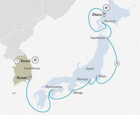 scenic cruises japan 2025