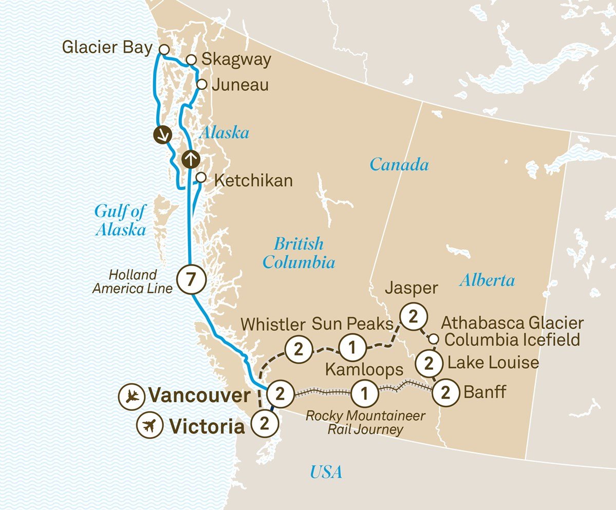 Canada & Alaska Tour & Cruise Packages - 2024 & 2025 Seasons