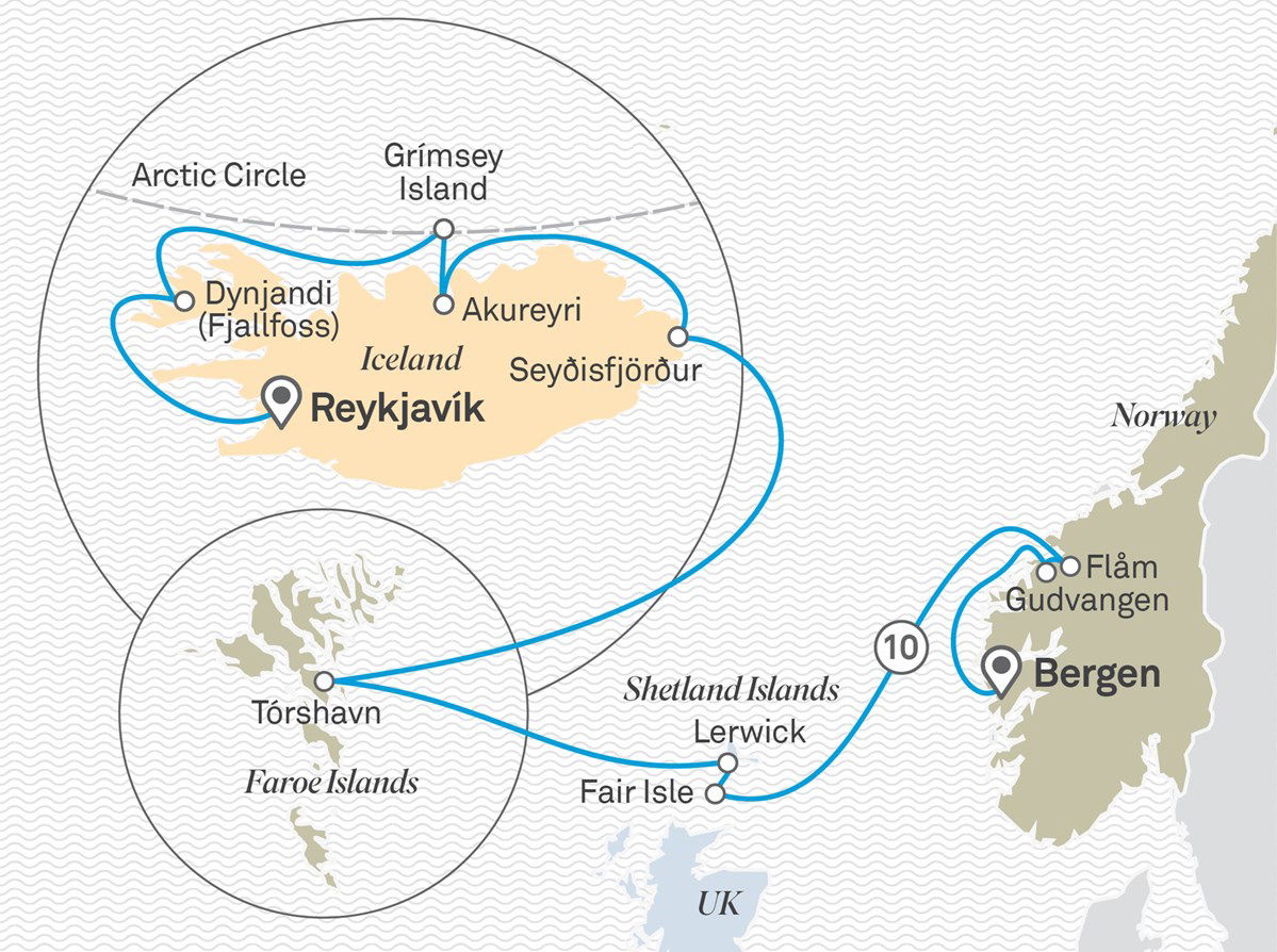 Magical Iceland Norwegian Fjords Scenic 10 Night Cruise From 94309 