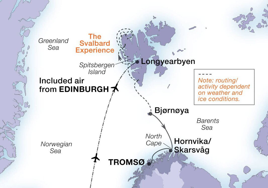 Arctic Svalbard Summer Expedition Seabourn (10 Night Cruise from Edinburgh to Tromso) Arctic Svalbard Summer Expedition Seabourn (10 Night Cruise from Edinburgh to Tromso)