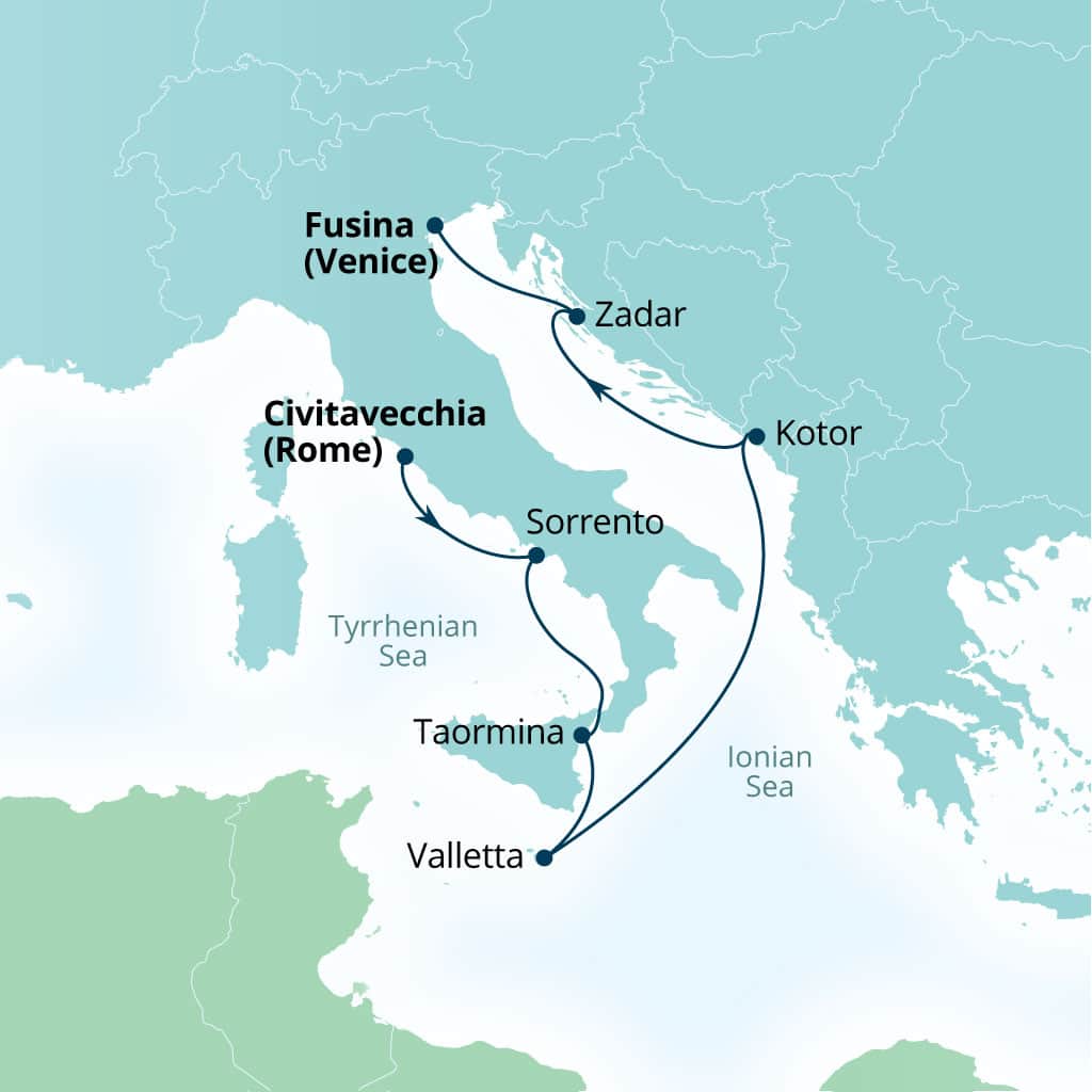 Cruises From Rome To Venice 2026 2028 Global Journeys 149663 