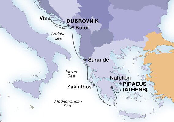 Adriatic Cruises - 2023-2025 Seasons