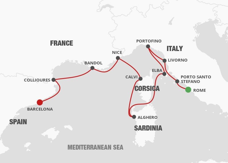 travel from rome to barcelona