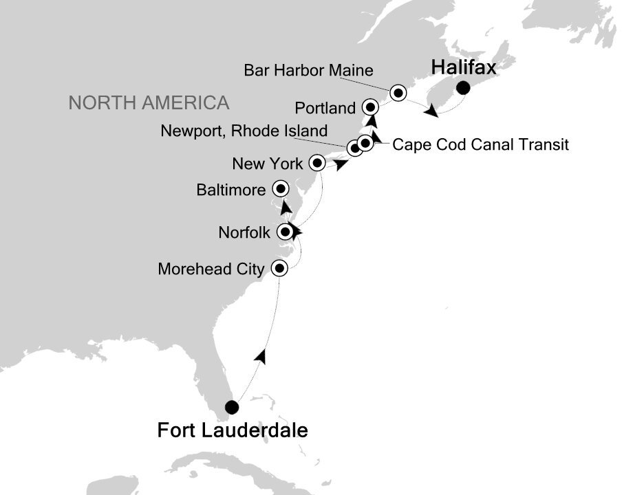 cruises from florida to halifax