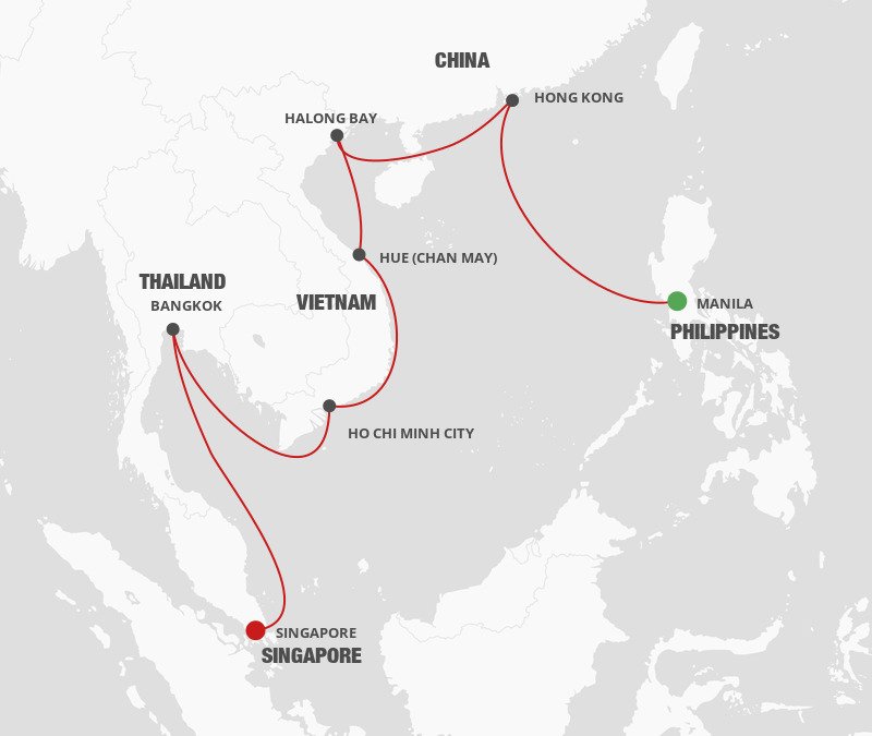 Cruises Through South East Asia - 2022-2025 Seasons