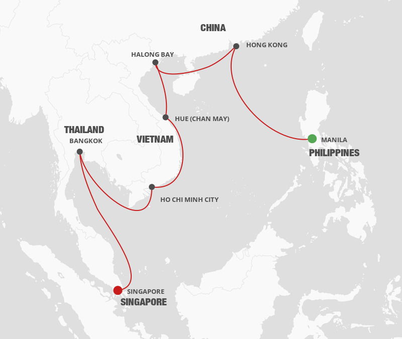 Cruises Through South East Asia - 2022-2025 Seasons