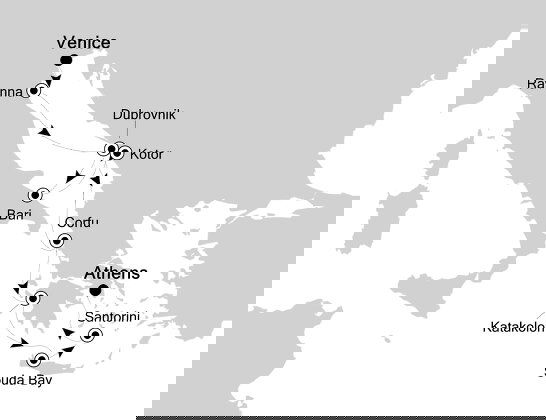 Cruises from Venice to Athens | 2021, 2022 & 2023 Seasons
