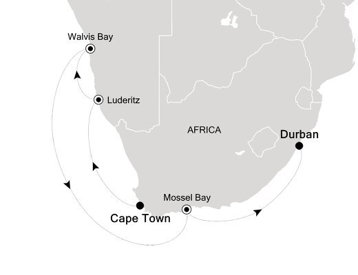 south africa cruises january 2024