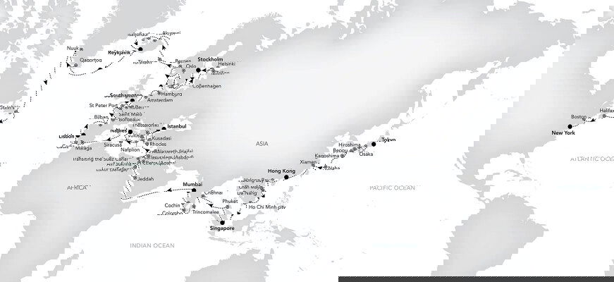  Cruises from Japan to USA - 2024-2026 Seasons 