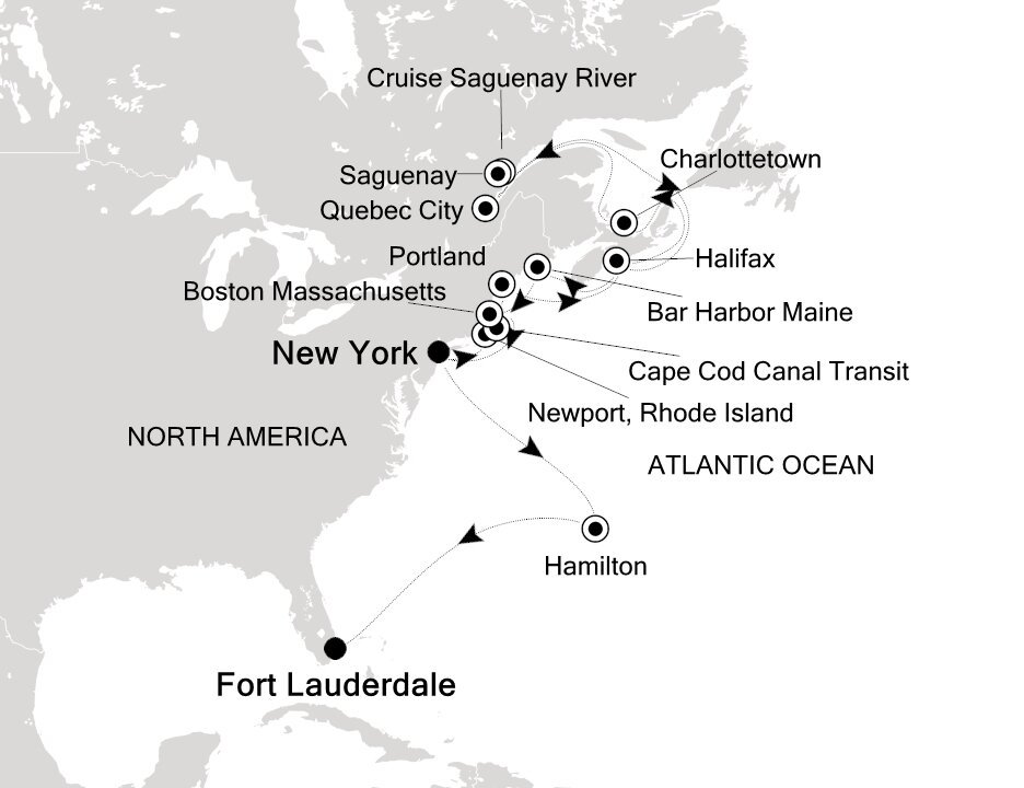 cruises from nyc to fort lauderdale