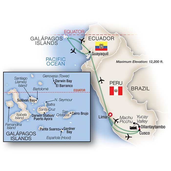 Hidden Galapagos & Peru - Tauck (16 Days From Lima to Guayaquil)