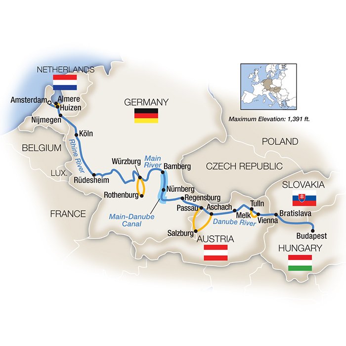 Danube River Cruises - 2023-2025 Seasons