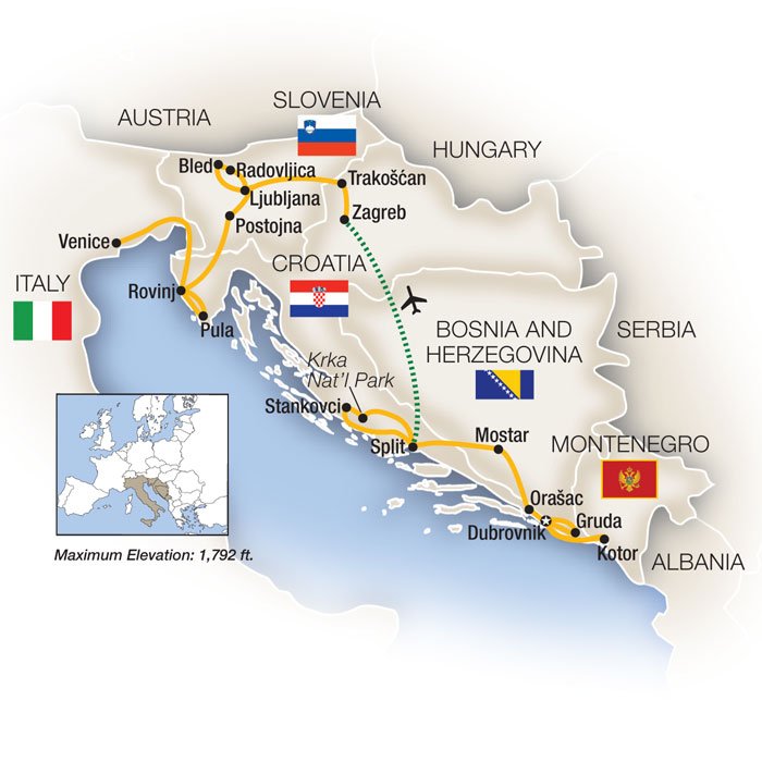 Adriatic Treasures: Croatia to Venice - Tauck (13 Days From Dubrovnik 