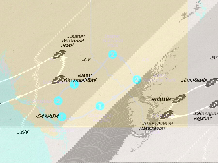 Get Social: Canadian Rockies Topdeck (10 Days From Vancouver to