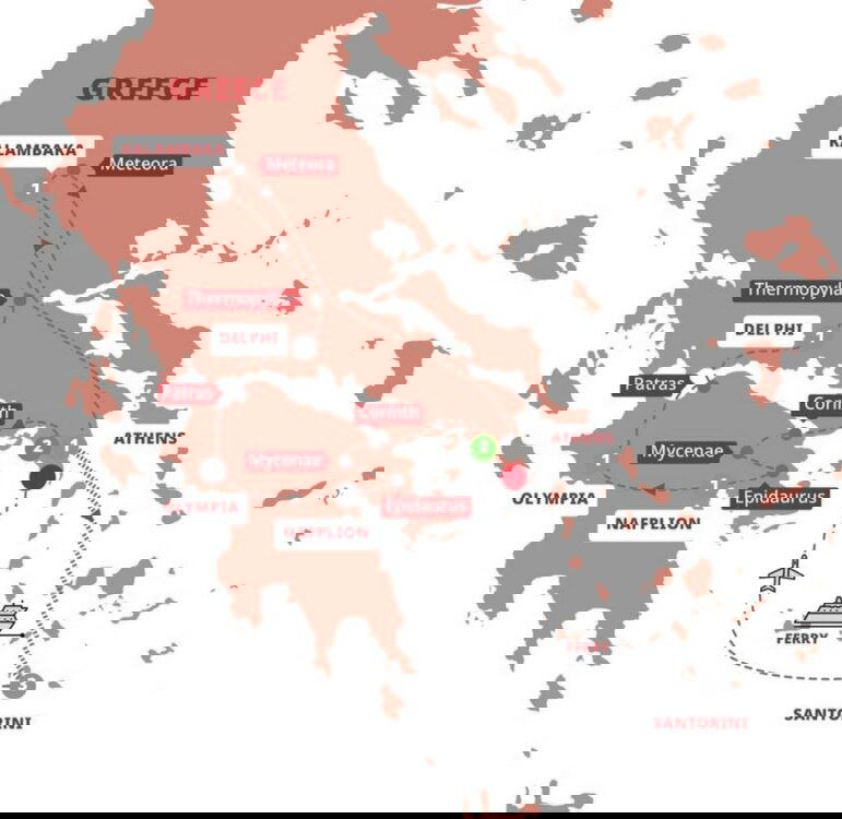Best of Greece with Santorini Extension Trafalgar (11 Days From