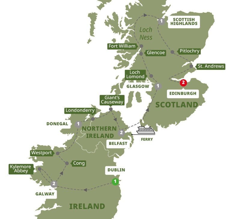 Trafalgar Tours 2025 Scotland Tours