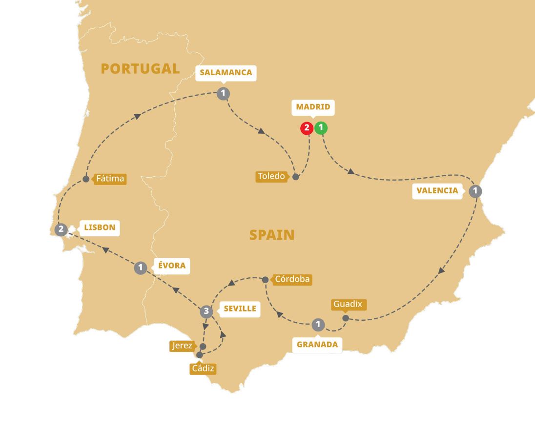 Spain Portugal Tours 2024 2026 Seasons 105643 