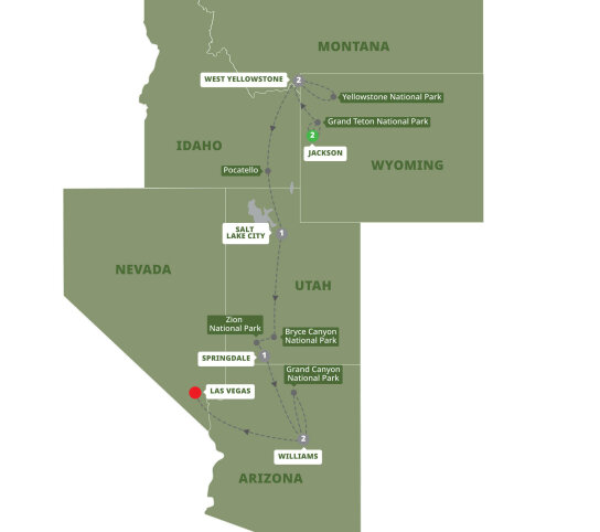 Trafalgar National Parks Tours | 2026-2028 Seasons