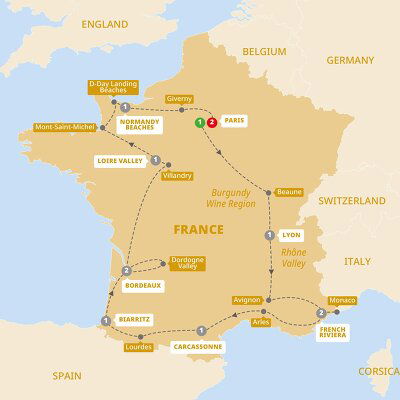 trafalgar tours france 2023