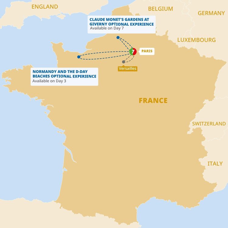 Paris Explorer - Trafalgar (8 Days From Paris to Paris)