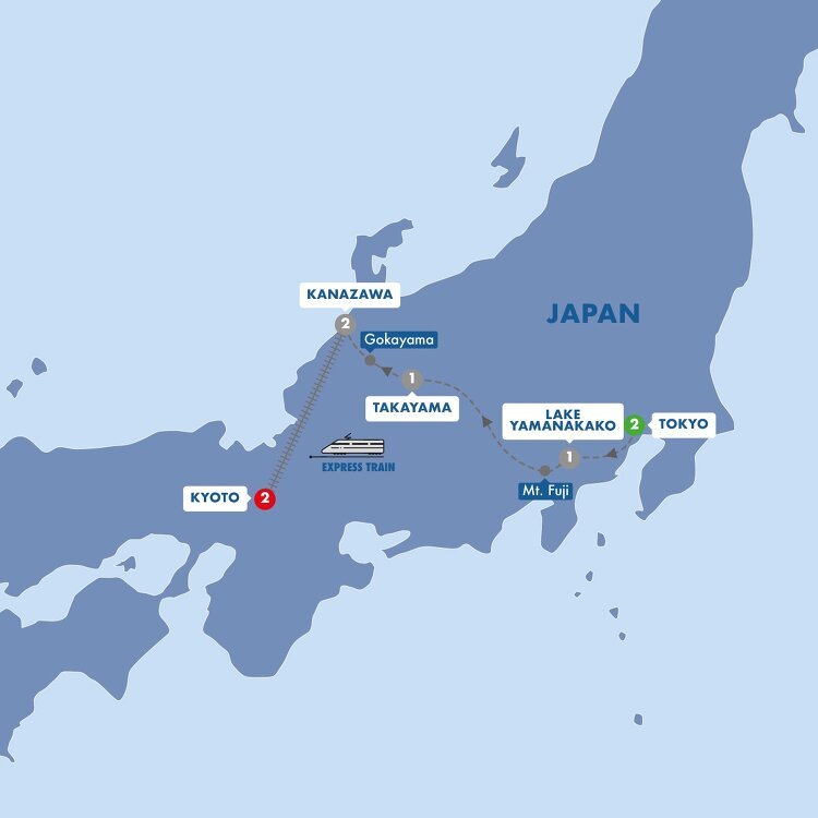Splendours of Japan Trafalgar (9 Days From Tokyo to Osaka)