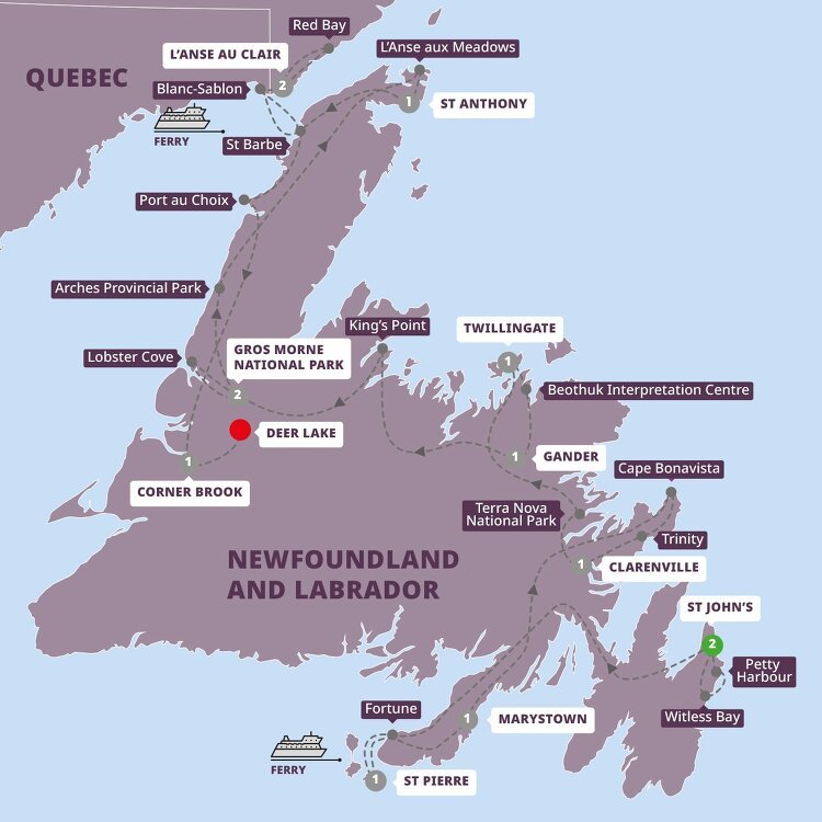 Scenic Wonders of Newfoundland, Labrador & Ile Saint Pierre - Trafalgar ...