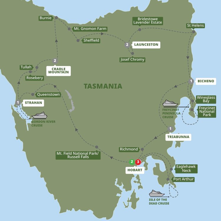 trafalgar tours tasmania