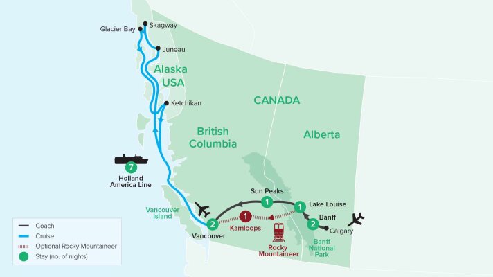 Canada & Alaska Tour & Cruise Packages - 2025 & 2026 Seasons