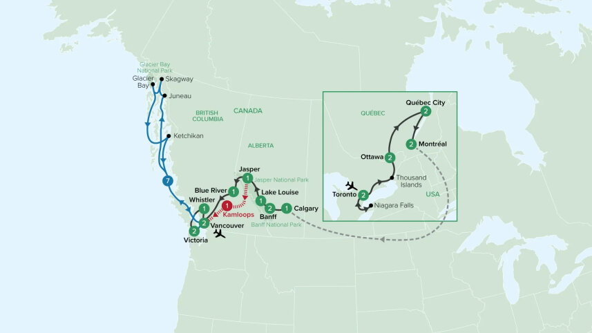 Canada & Alaska Tour & Cruise Packages | 2026-2028 | Global Journeys