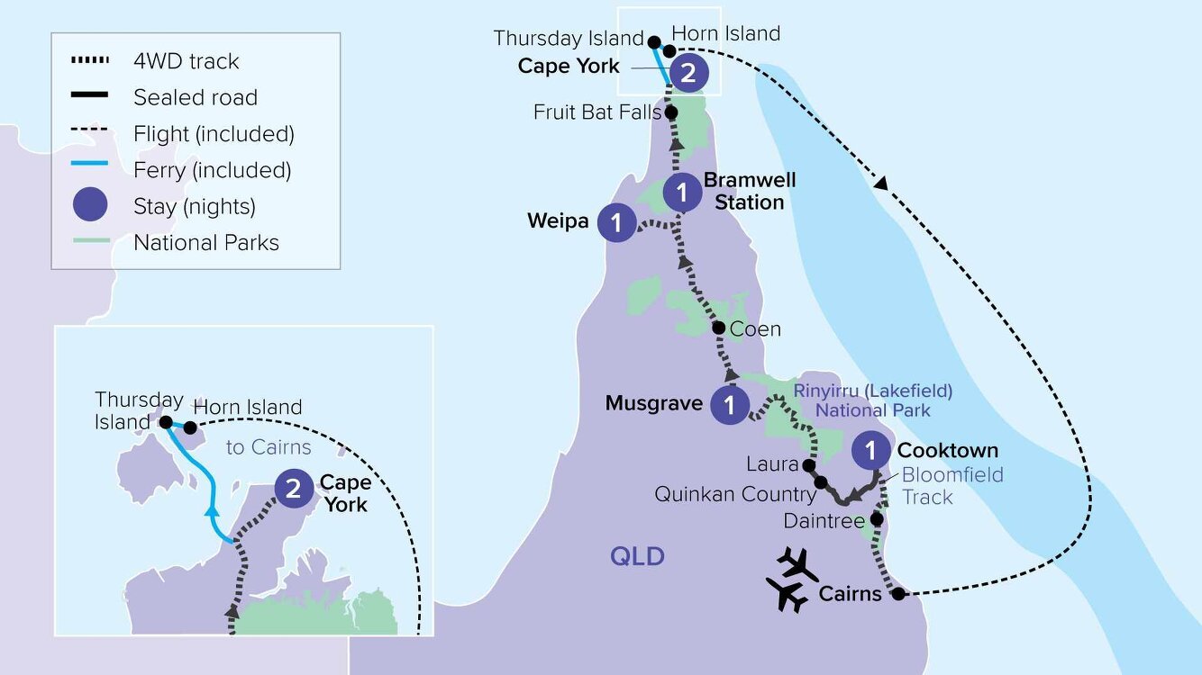 cape york 4wd trip itinerary