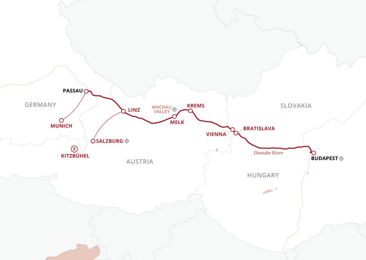 River Cruises from Passau to Budapest - 127594 