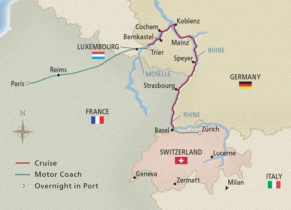 Paris to the Swiss Alps Viking (11 Night Cruise from Paris to Zurich)
