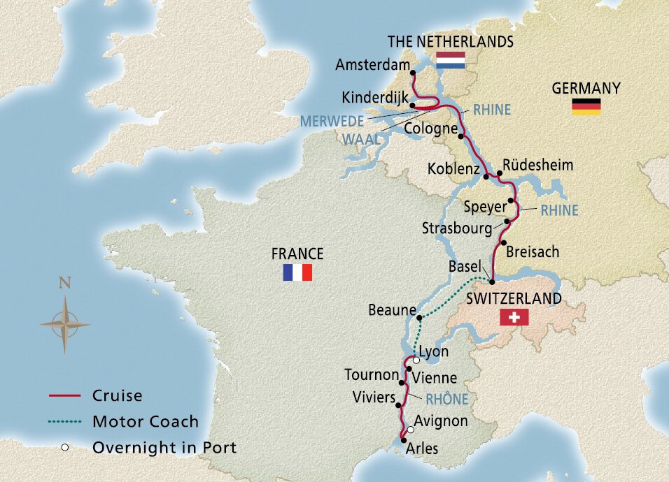 Lyon, Provence & the Rhineland Viking (14 Night Cruise from Avignon
