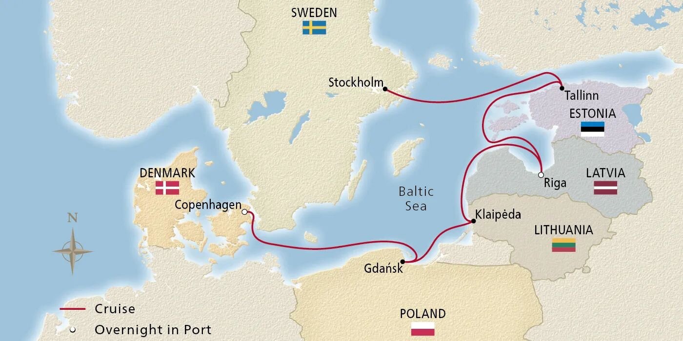 Baltic Discovery - Viking (7 Night Cruise from Stockholm to Copenhagen)