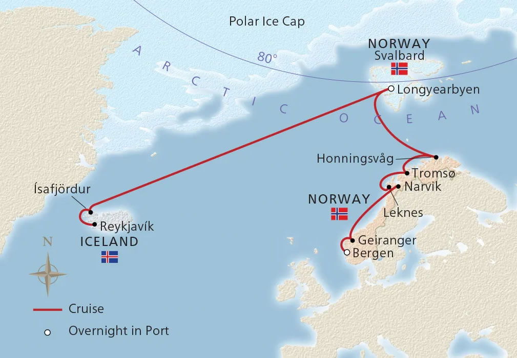 Iceland & Norway's Arctic Explorer - Viking (14 Night Cruise from